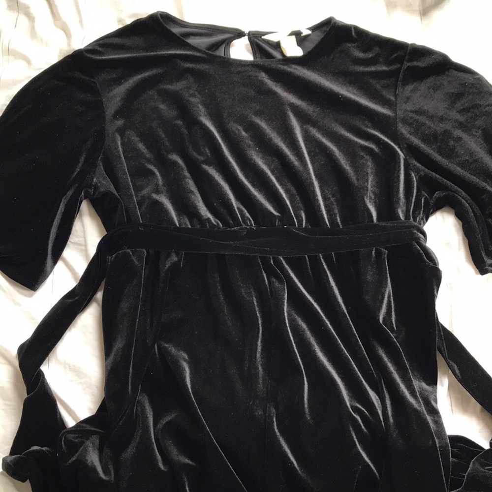 H&M Velour Maternity Jumpsuit